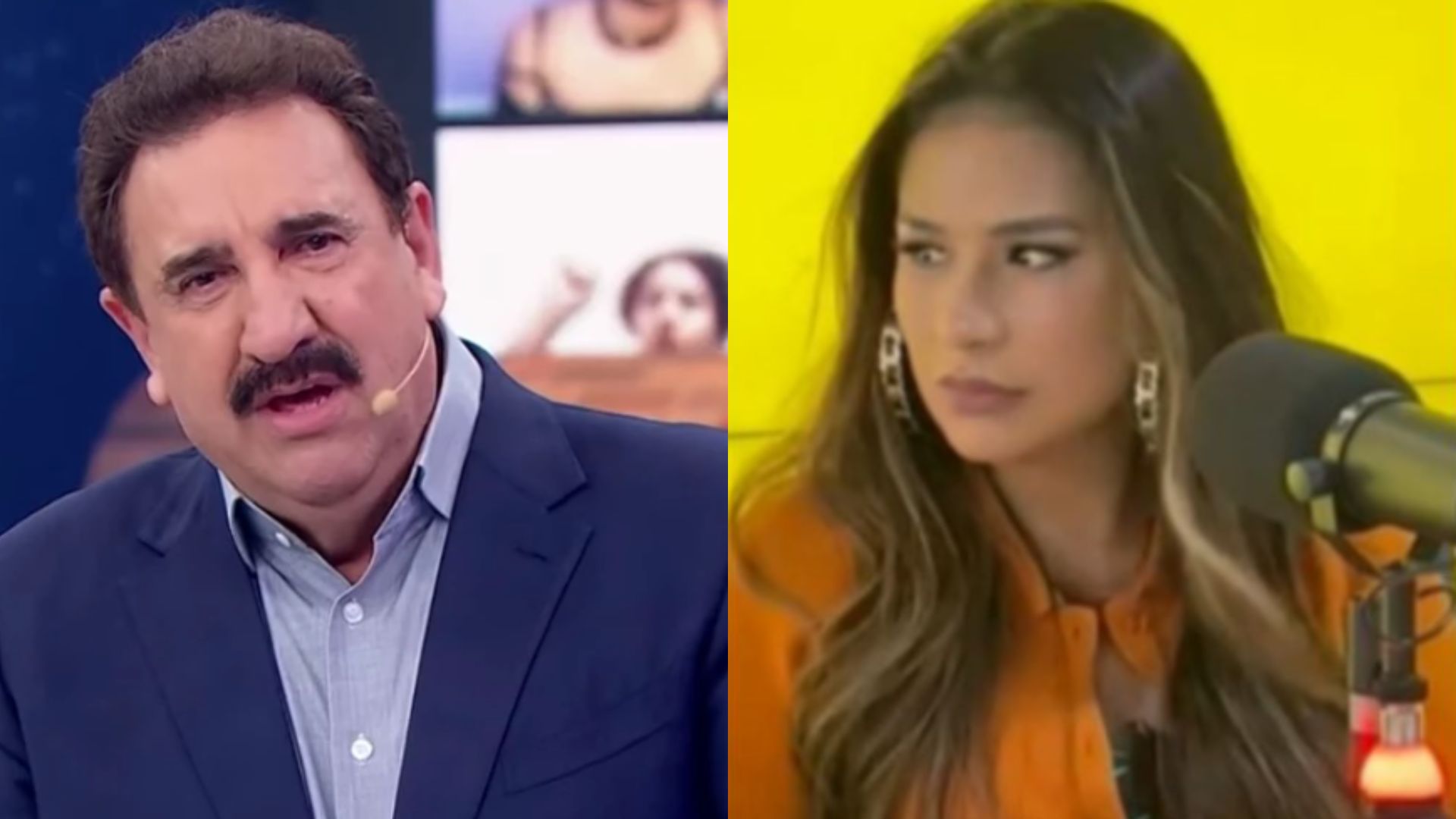 Ratinho e Simone Mendes. Reprodução SBT/Instagram