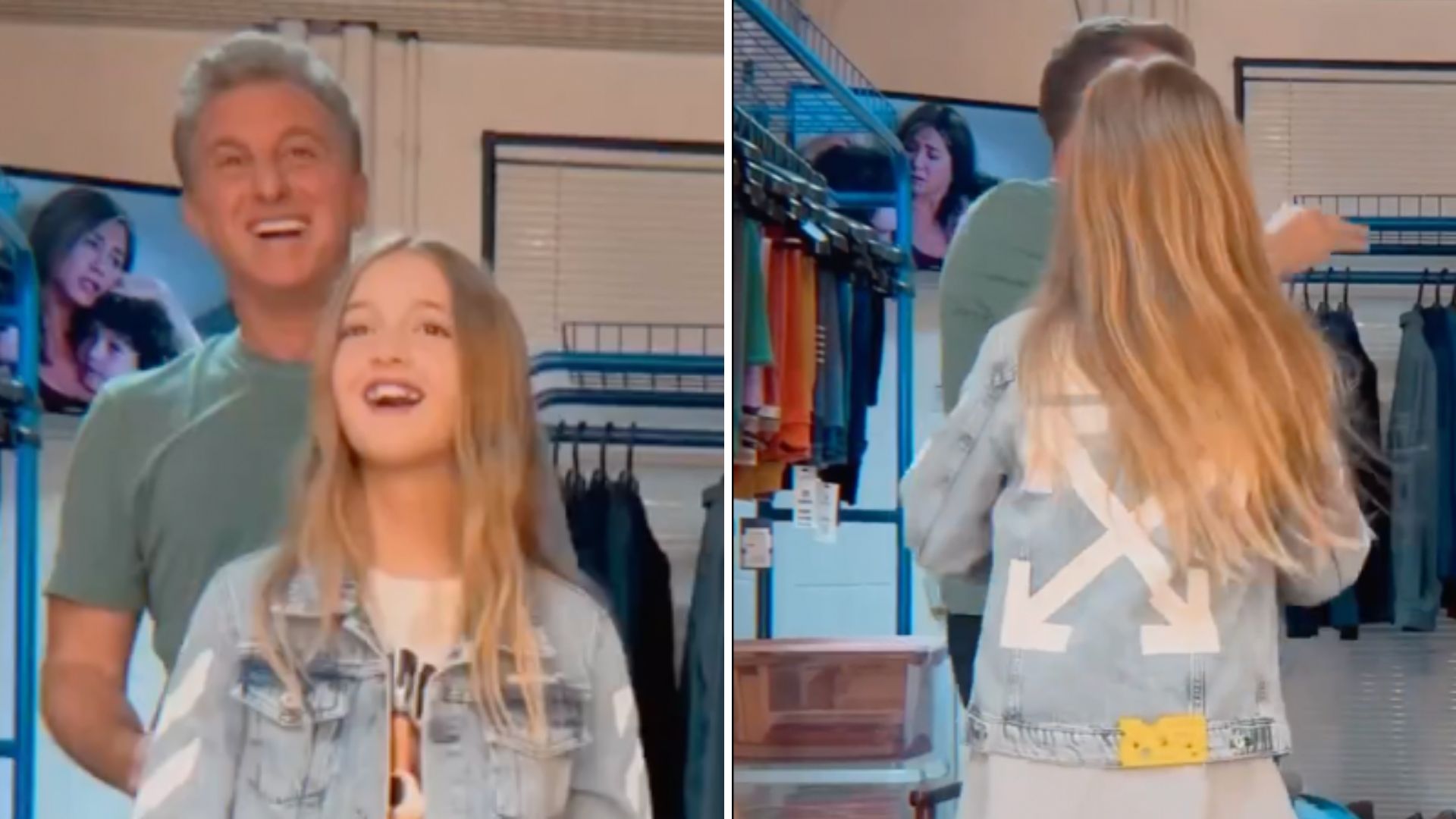Luciano Huck e filha, Eva