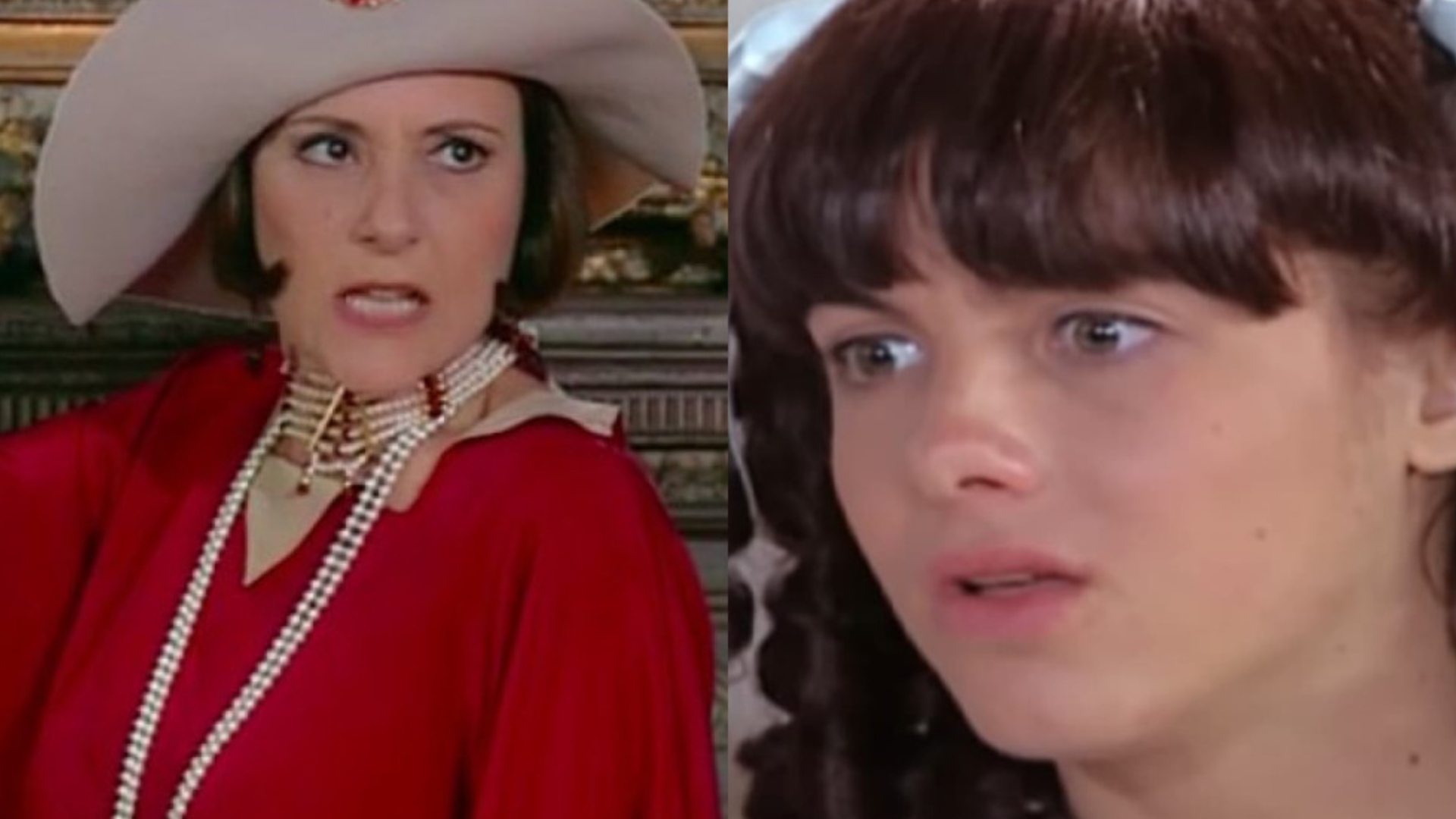 Jezebel e Bernadete (Reprodução/Globo)