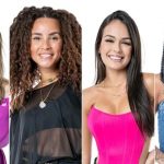Amanda, Domitila, Larissa e Marvvila no 'BBB 23'. Foto: Reprodução/Globo