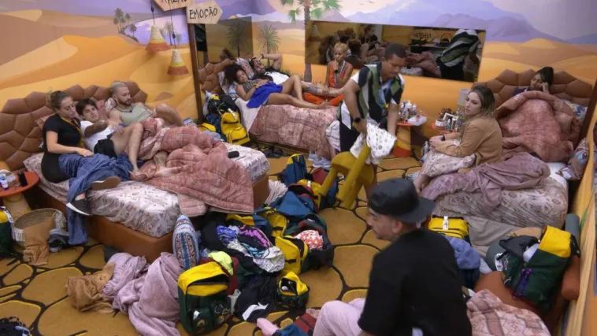 Quarto Deserto no 'BBB 23'. Reprodução/Globoplay