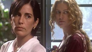 Rafaela e Luana em 'Rei do Gado'. Reprodução/TV Globo