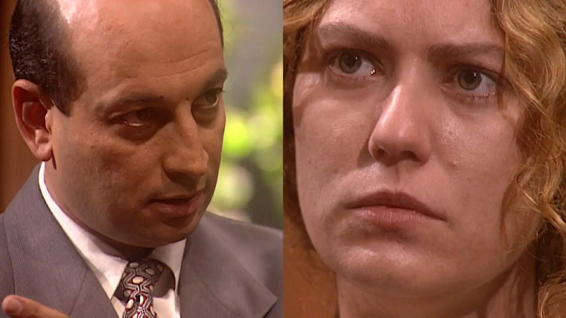 Valdir e Luana (Reprodução/Globo)