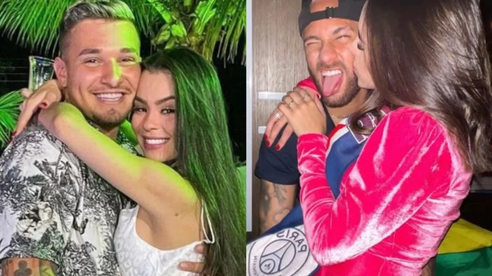 MC Gui, Bia Michelle e Neymar Jr - Crédito: Reprodução/ Instagram