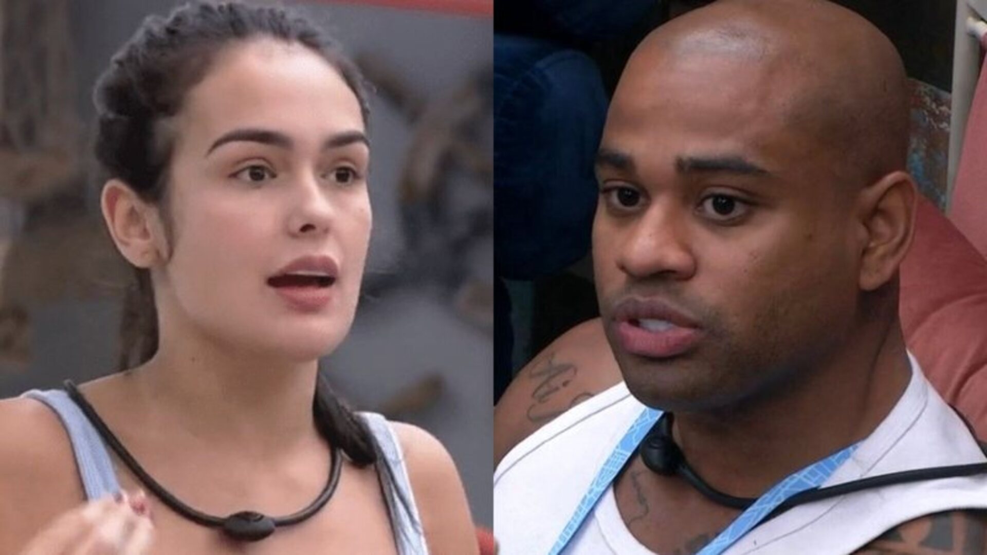 Cezar Black e Larissa - Foto: Reprodução/TV Globo