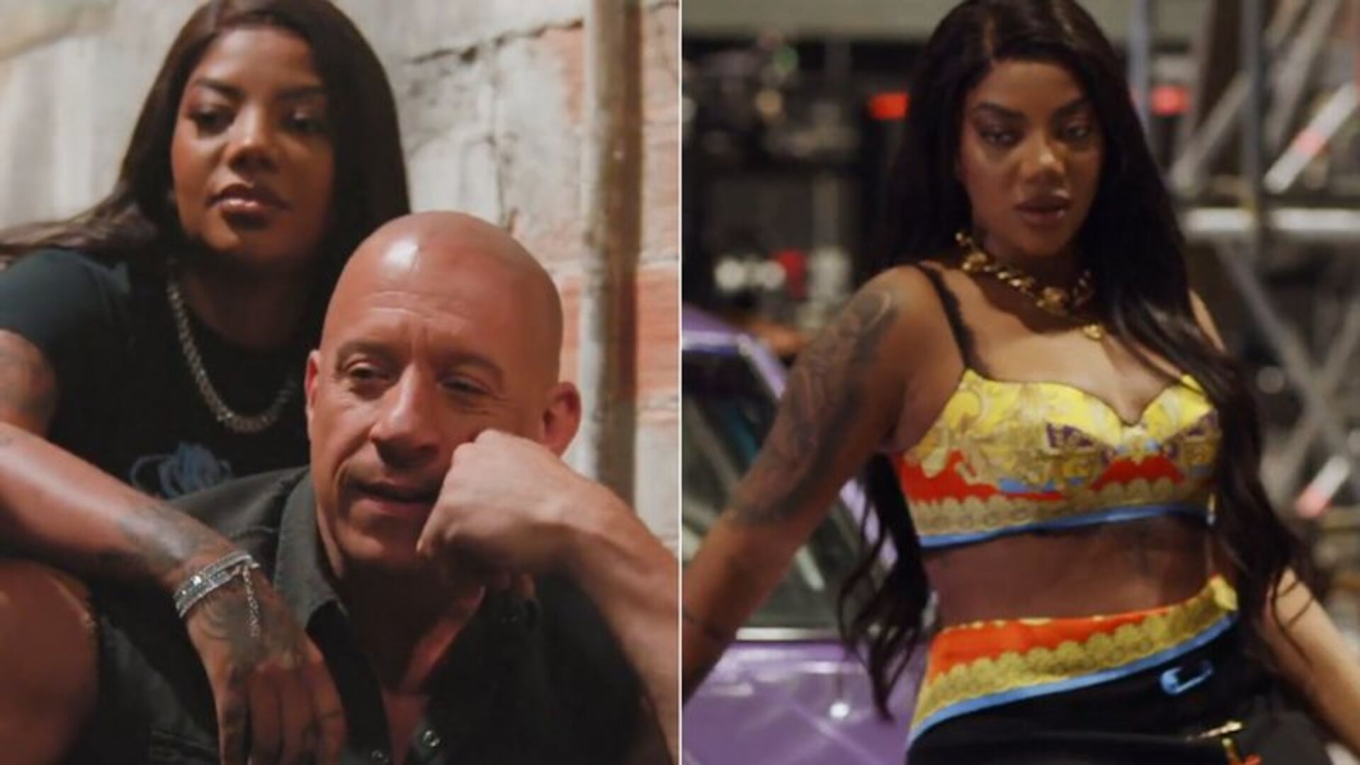 Ludmilla e Vin Diesel - Foto: Reprodução/Instagram