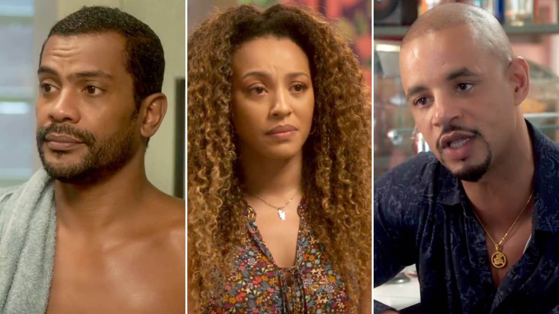 Ben, Sol e Orfeu em Vai na Fé - Reprodução/Globo