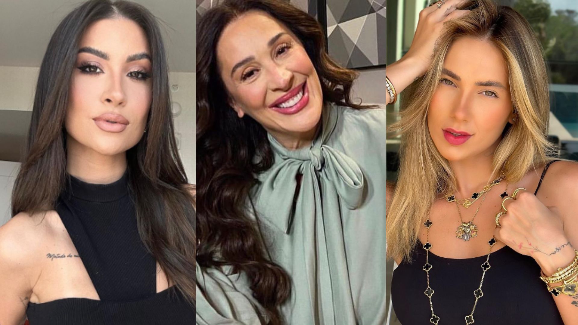 Bianca Andrade, Claudia Raia e Virginia. Reprodução/Instagram