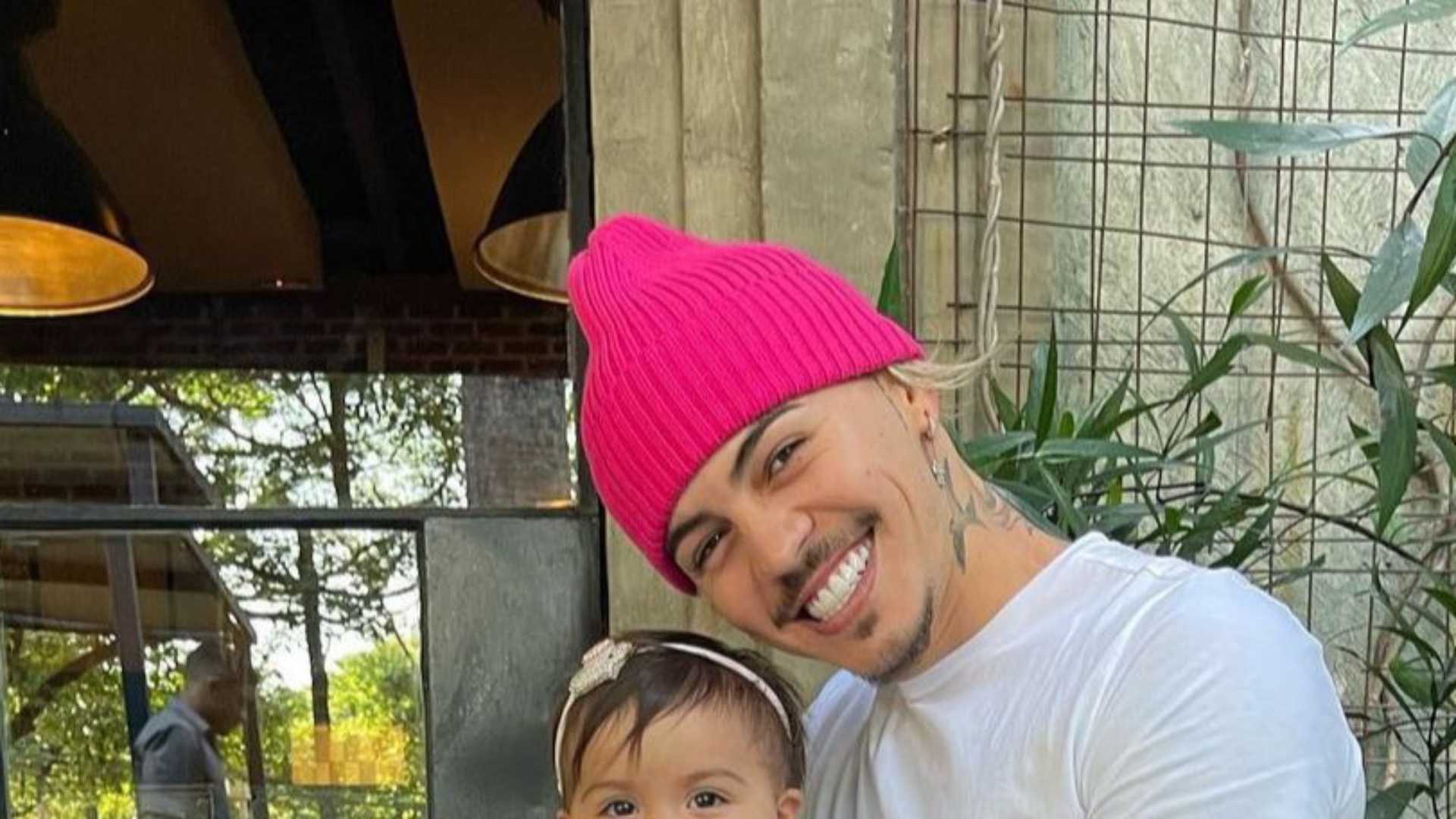 Biel e sua filha Pietra - Reprodução/Instagram