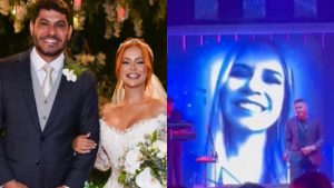 Casamento do ex-noivo de Marília Mendonça. Foto: Leo Franco/Agnews e Instagram
