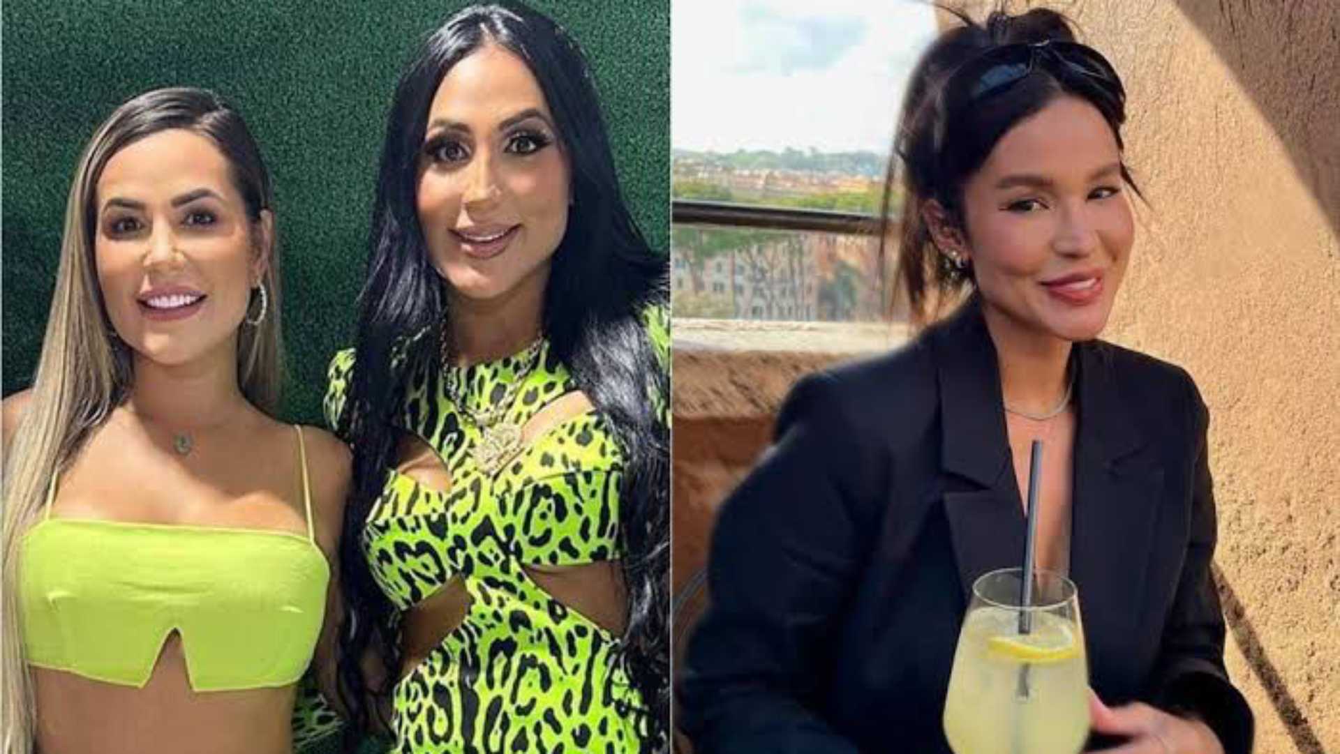 Deolane Bezerra, Dayanne Bezerra e Kerline - Foto/Reprodução