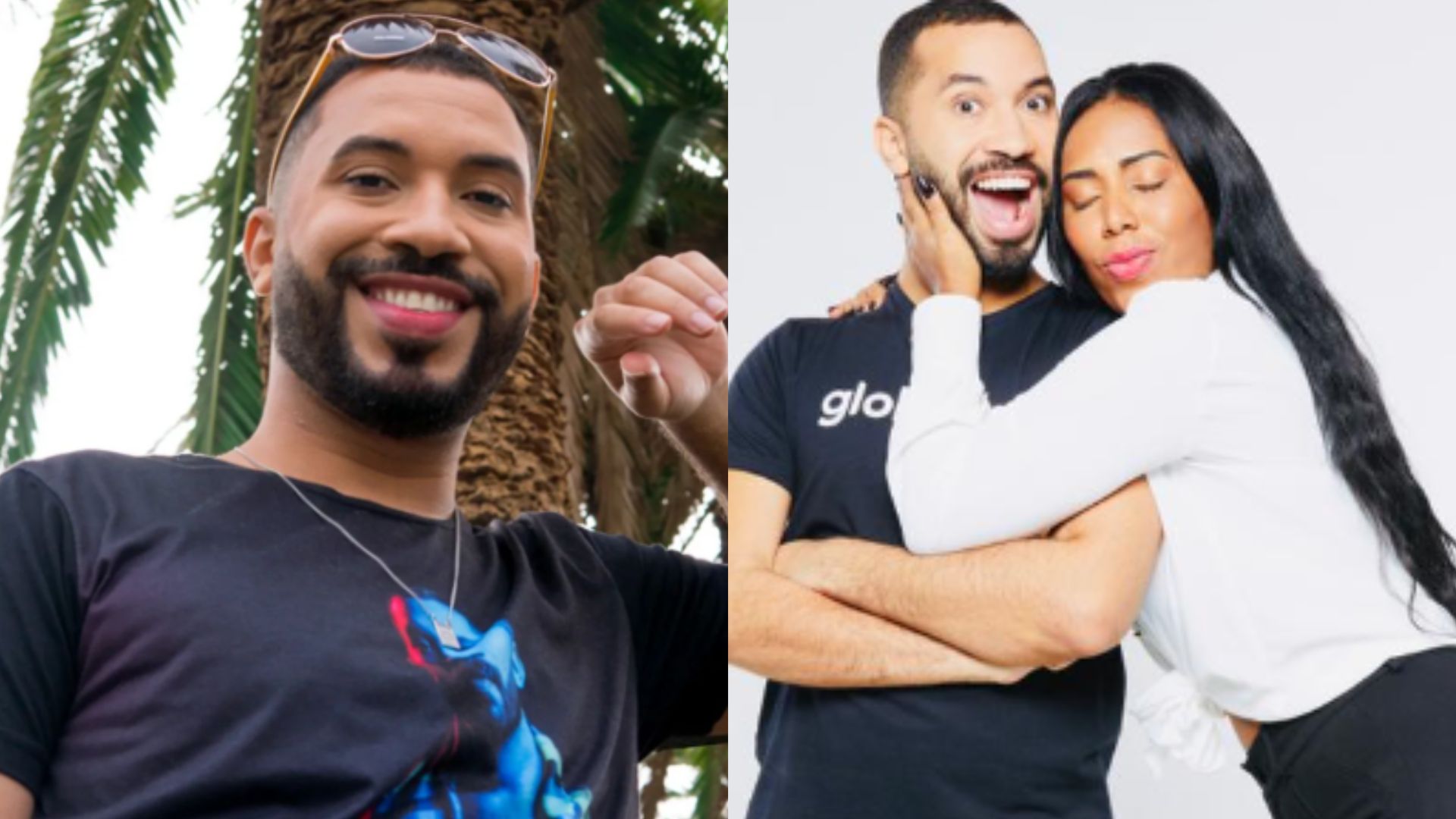 Gil do Vigor e a irmã Janielly. Reprodução/Instagram