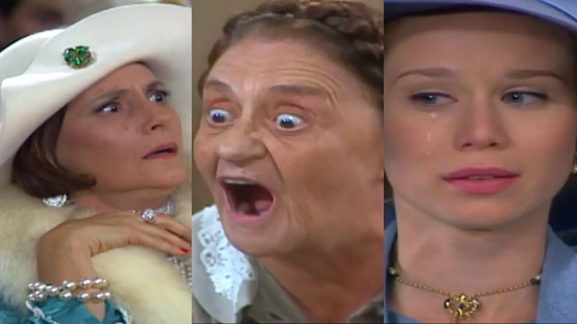 Jezebel, Carmem e Ana Francisca (Reprodução/Globo)