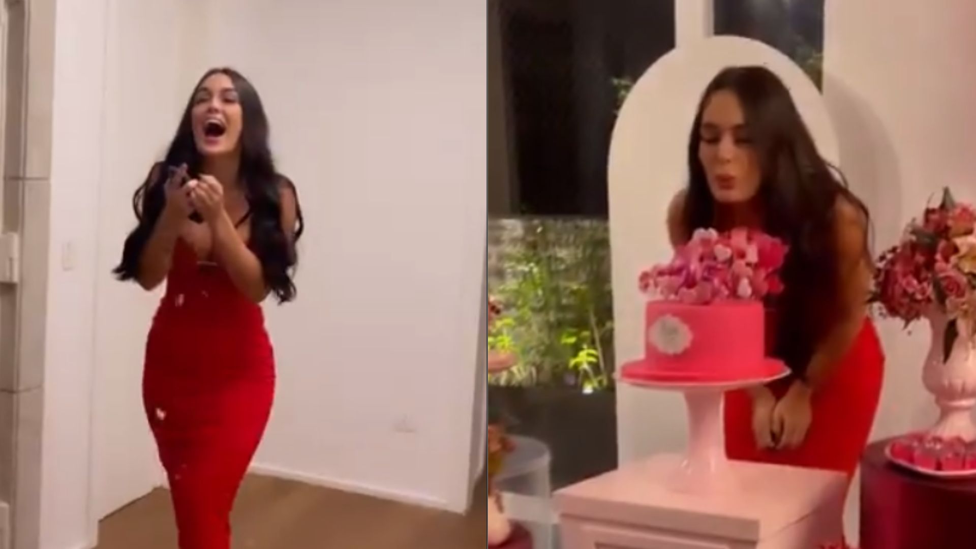 Larissa, do 'BBB 23', ganha festa. Reprodução/Instagram