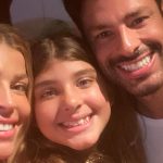 Sofia e os pais, Grazi Massafera e Cauã Reymond. Reprodução/Instagram