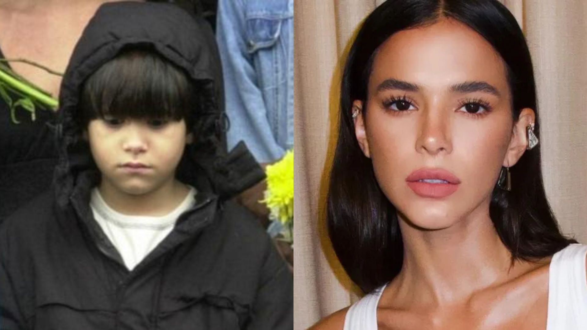 Victor Cugula em Mulheres Apaixonadas e Bruna Marquezine. Foto: Globo/Instagram