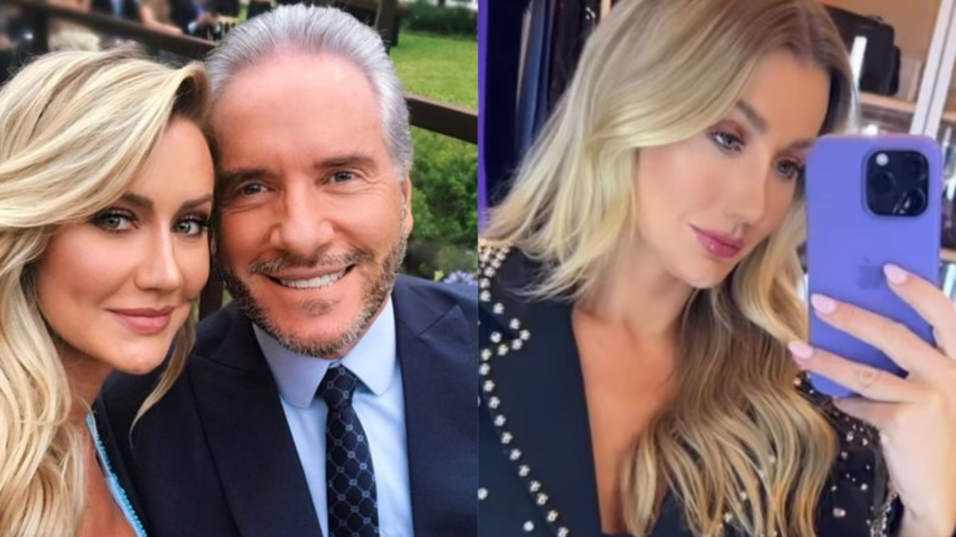 Ana Paula Siebert e Roberto Justus - Crédito: Reprodução/ Instagram