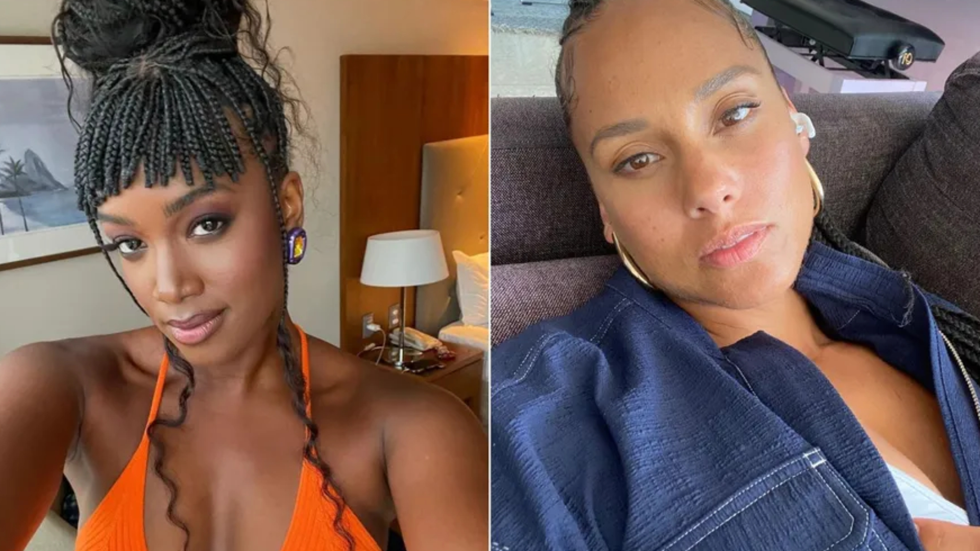 Iza e Alicia Keys - Crédito: Reprodução/ Instagram