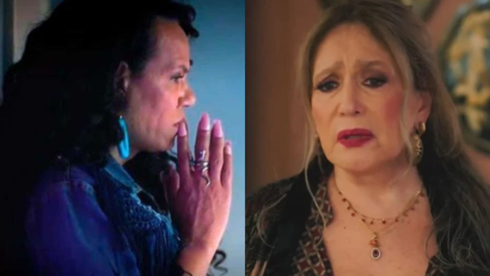 Luana e Cândida em 'Terra e Paixão'
