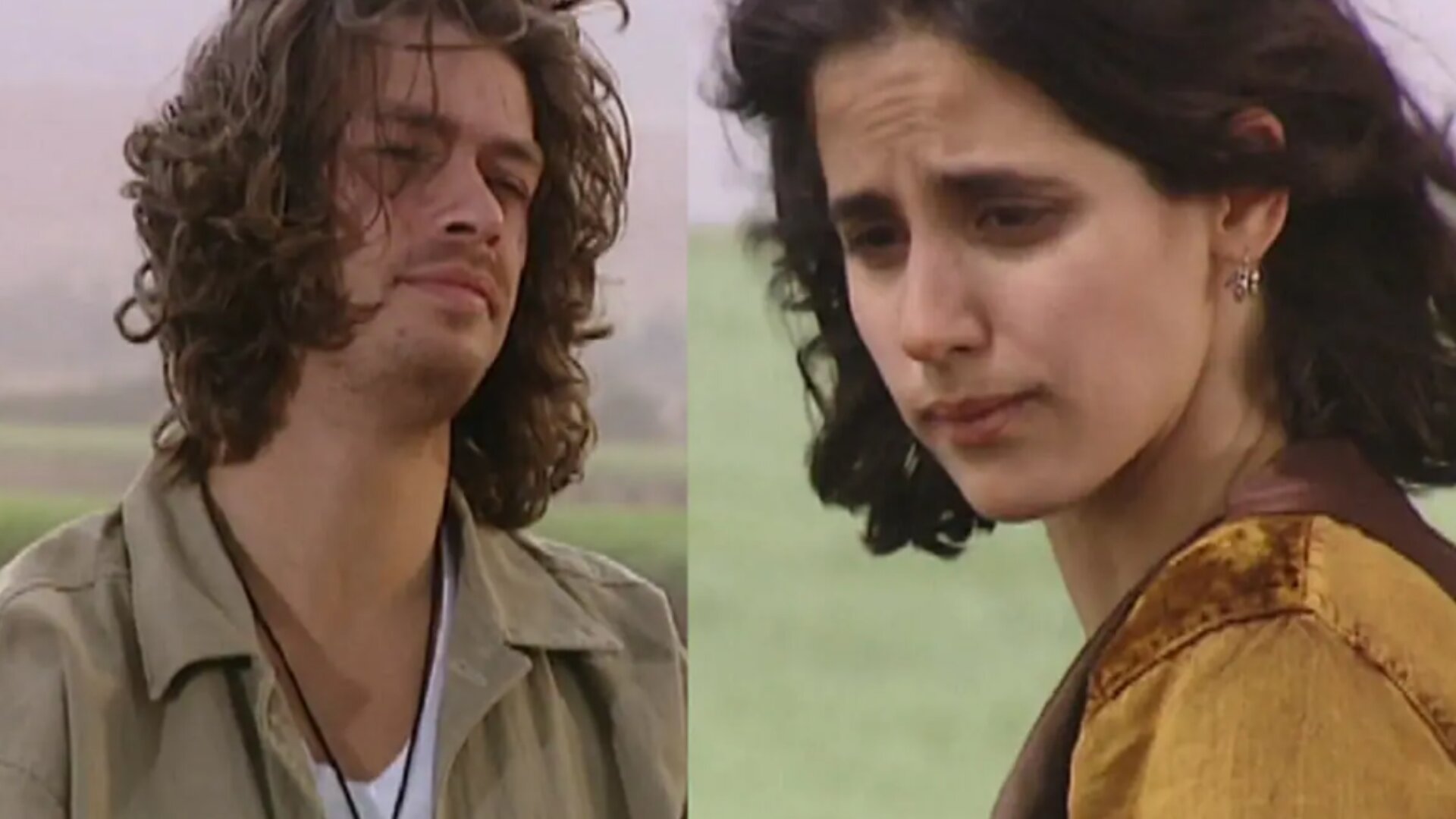 Marcos (Fábio Assunção) e Liliana (Mariana Lima) em 'O Rei do Gado'