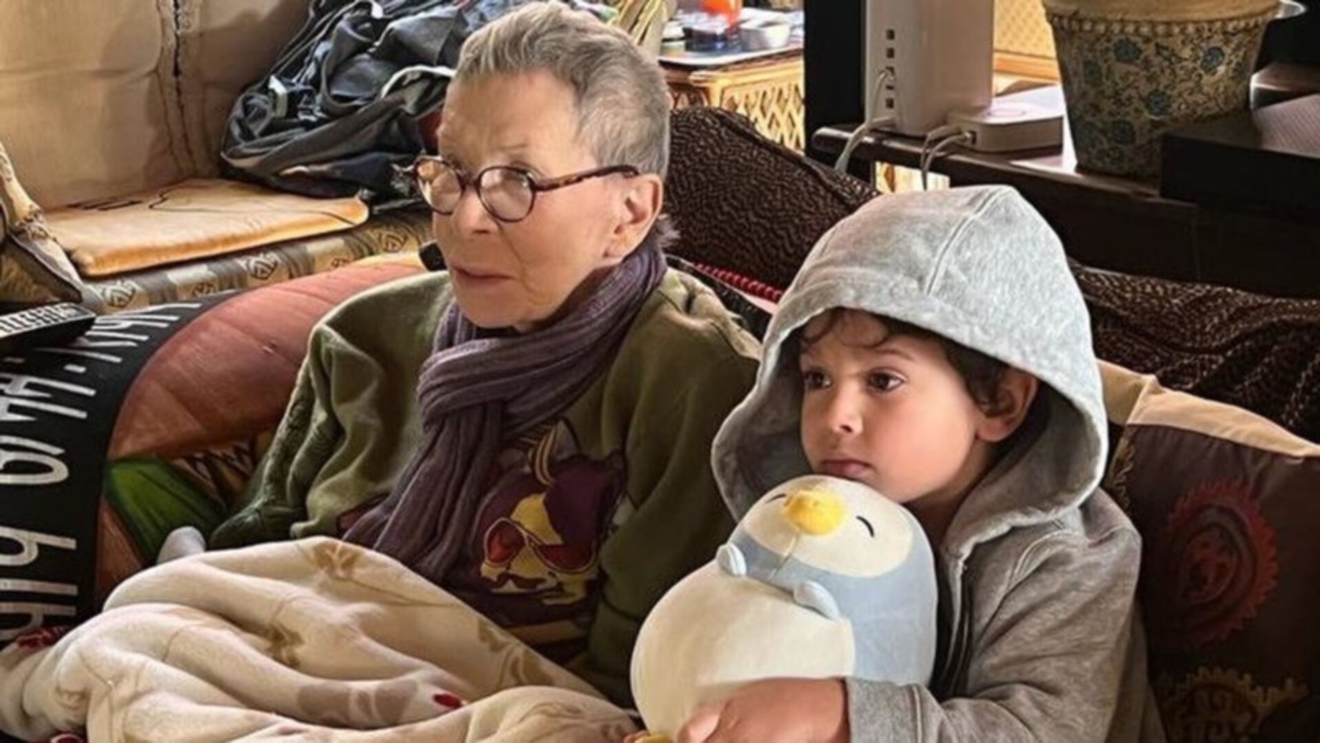 Rita Lee com o neto - Foto: Reprodução/Instagram