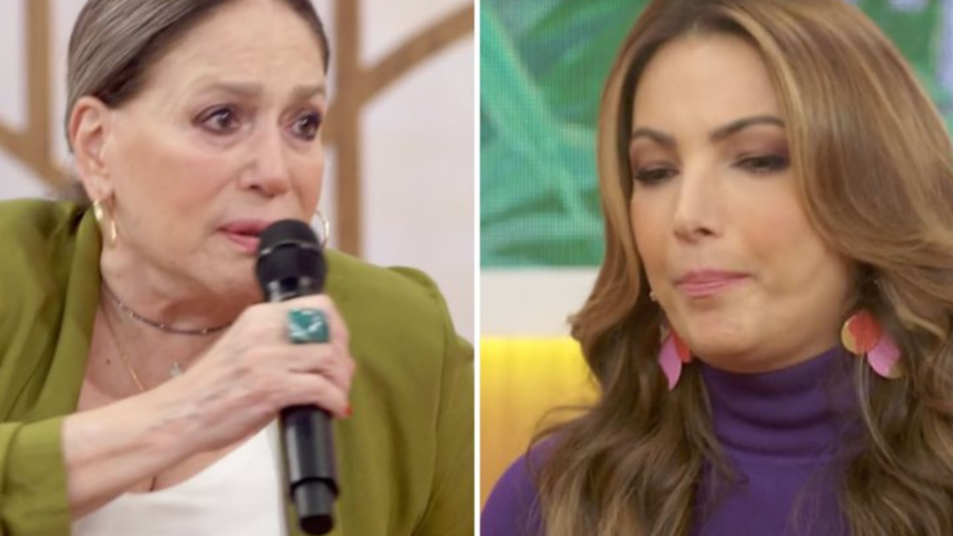 Susana Vieira e Patricia Poeta - Crédito: Reprodução/ Globo