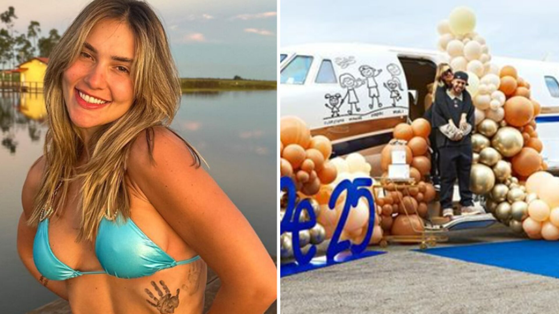 Virginia Fonseca dá avião de presente de aniversário para Zé Felipe
