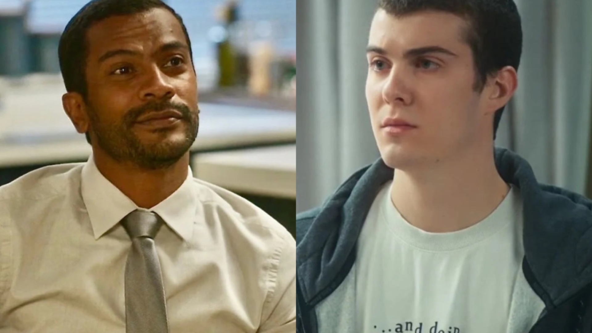 Samuel de Assis e Caio Manhente (Reprodução/Globo)