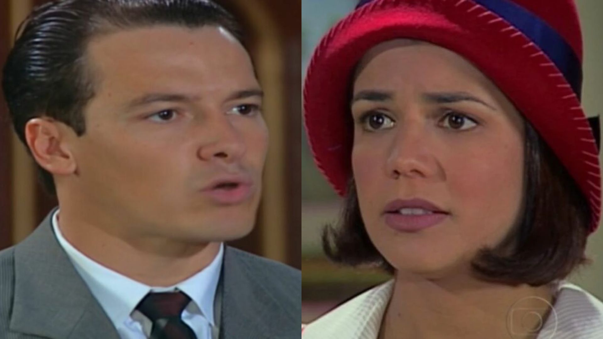Guilherme e Graça em 'Chocolate com Pimenta'. Reprodução/TV Globo