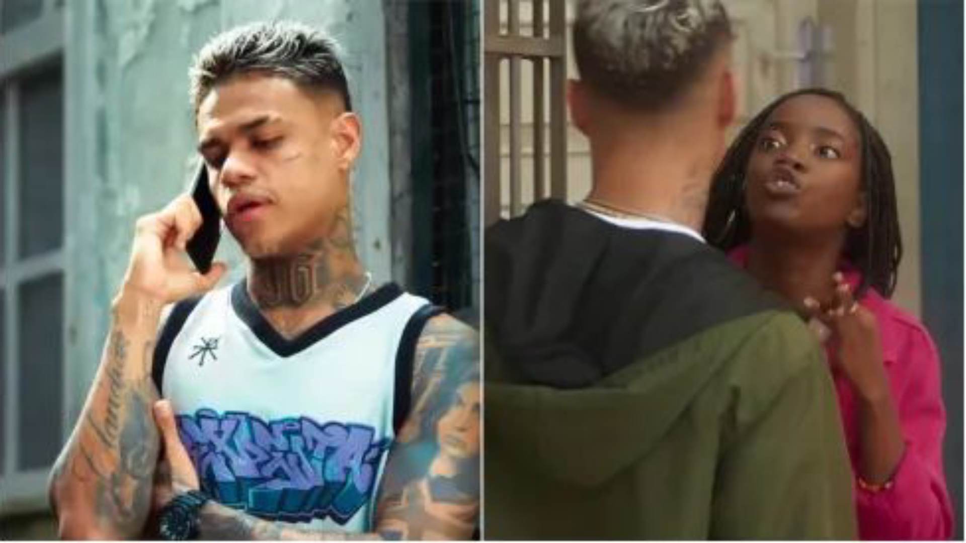 Hugo e Kate em Vai na Fé - Reprodução/Globo