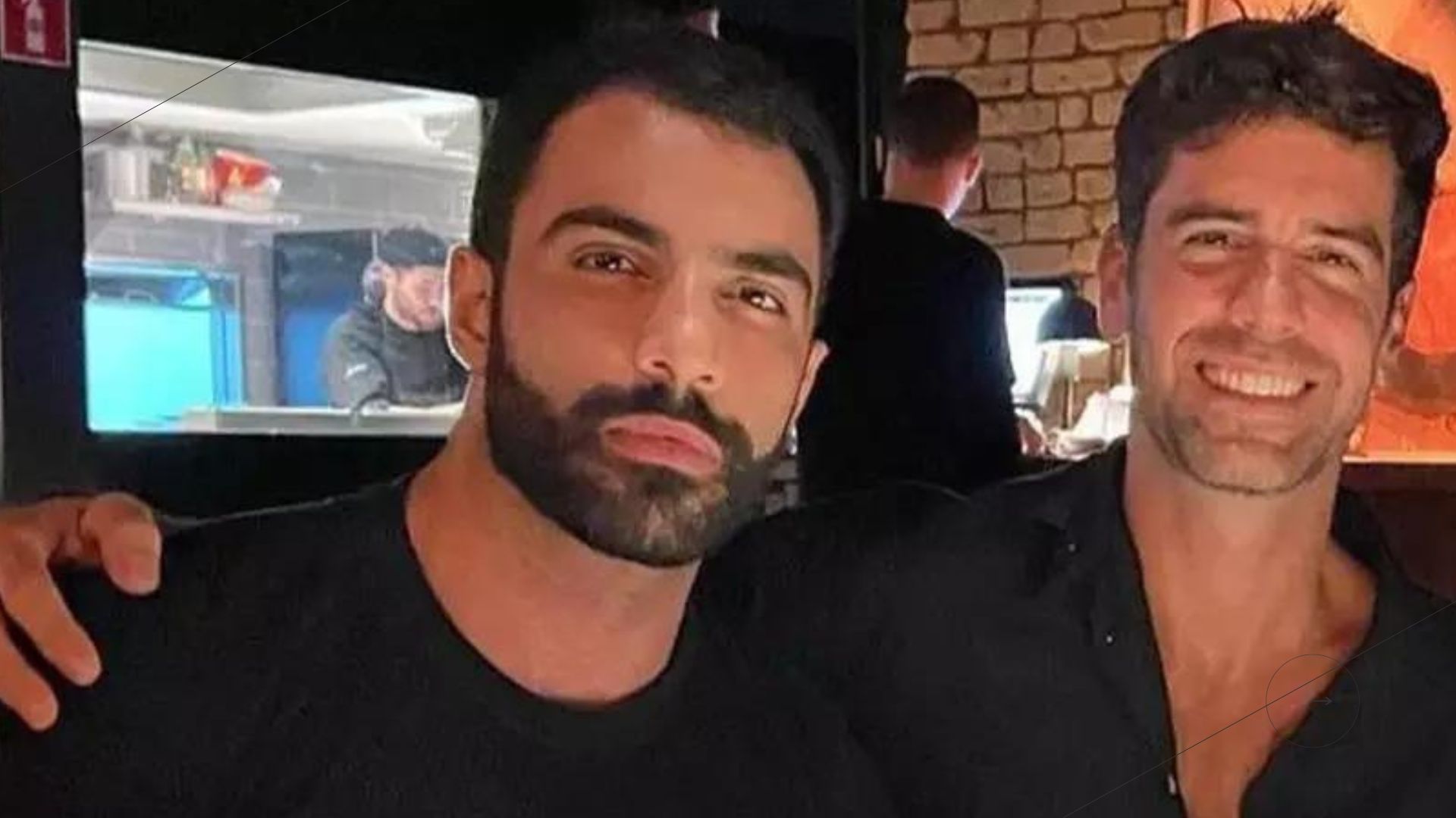 Marcos Pitombo e seu namorado Iasser Kaddourah (Reprodução/Instagram)