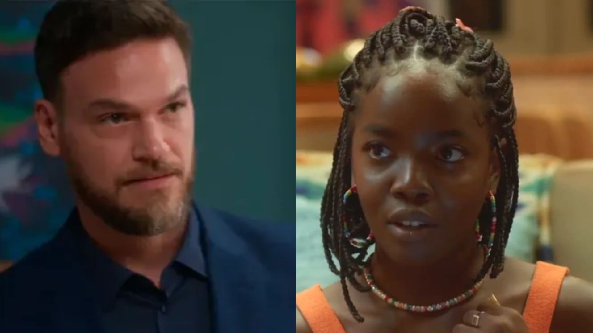 Theo e Kate em 'Vai na Fé'. Reprodução/TV Globo