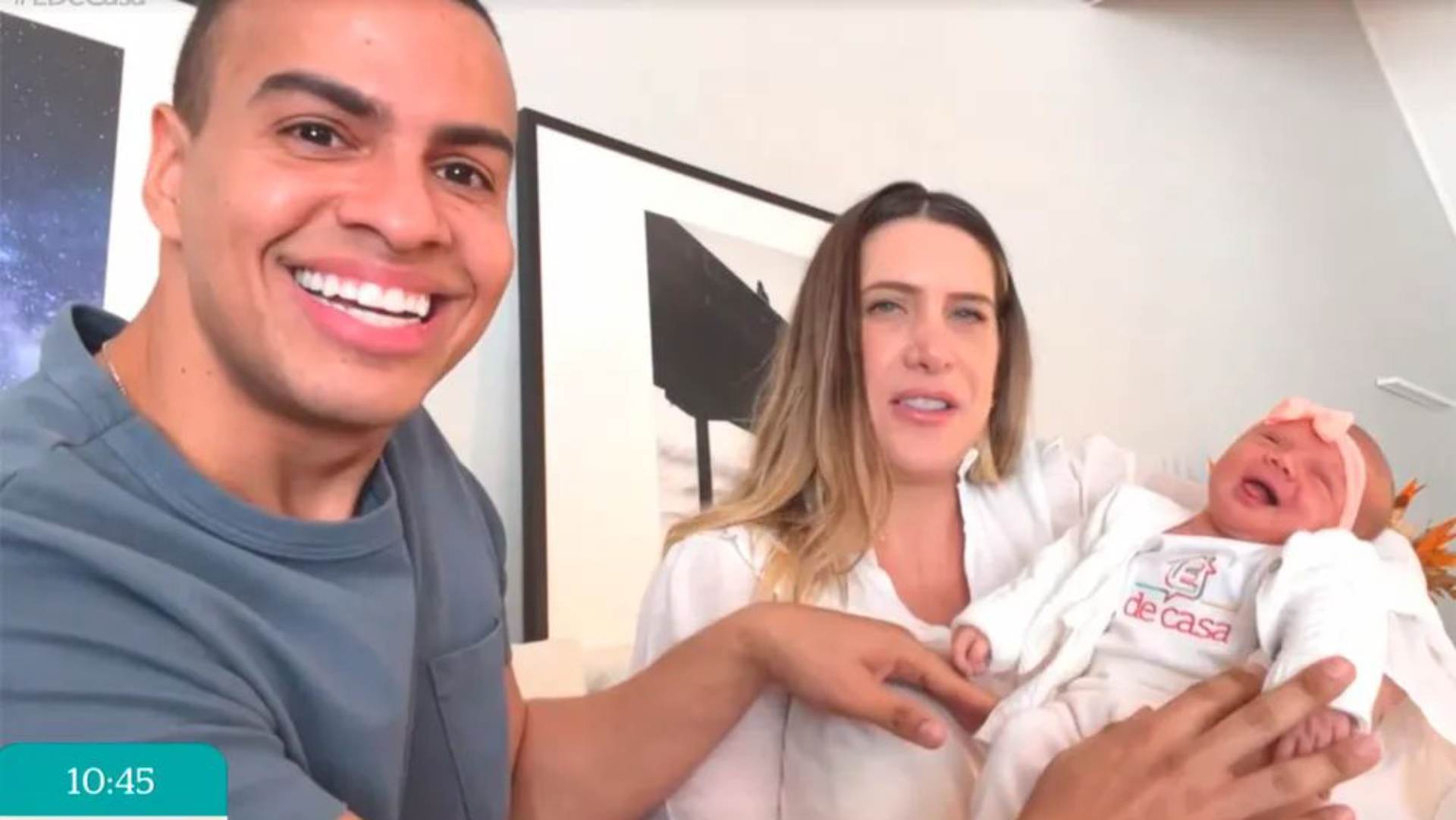 Thiago Oliveira e Bruna Matuti - Reprodução/Globo