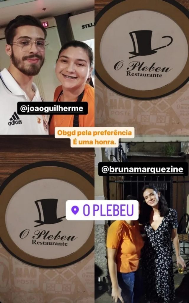Flagra João Guilherme e Bruna Marquezine (Reprodução/Instagram)