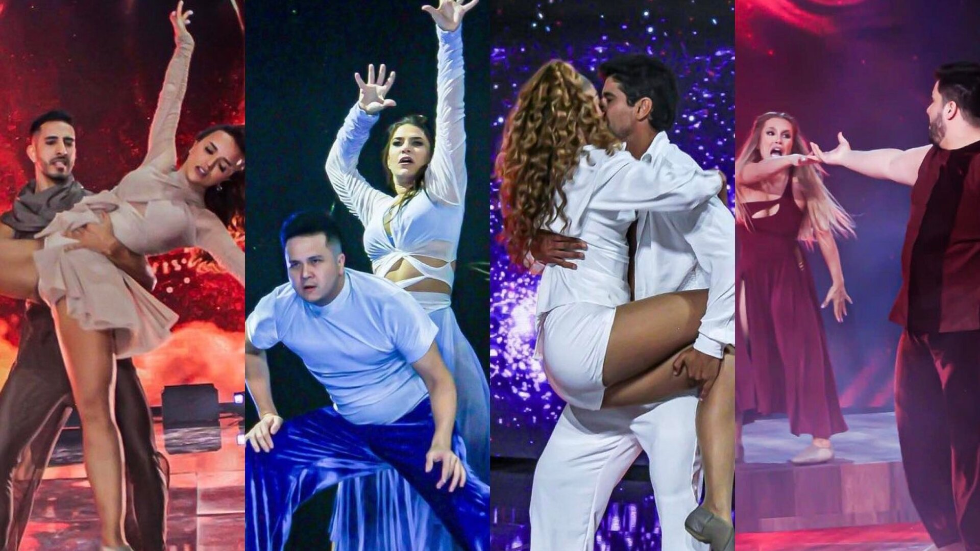 Rafa Kalimann, Priscila Fantin, Bruno Cabrerizo e Carla Diaz na 'Dança dos Famosos'