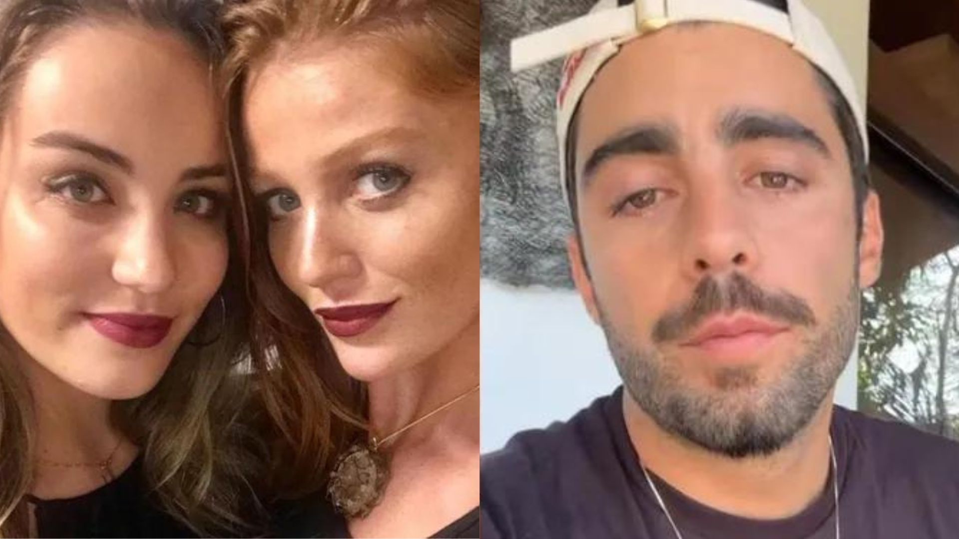 Letícia Paz, irmã da modelo Cíntia Dicker, e Pedro Scooby