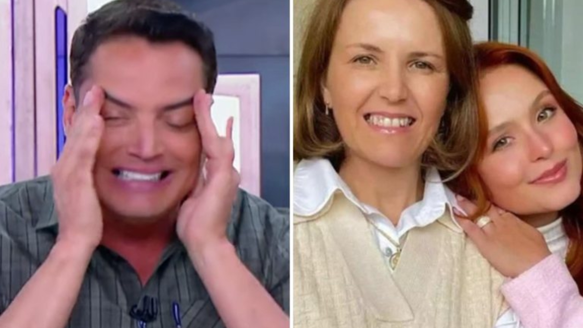 Leo Dias, Larissa Manoela e mãe (Reprodução/Divulgação)