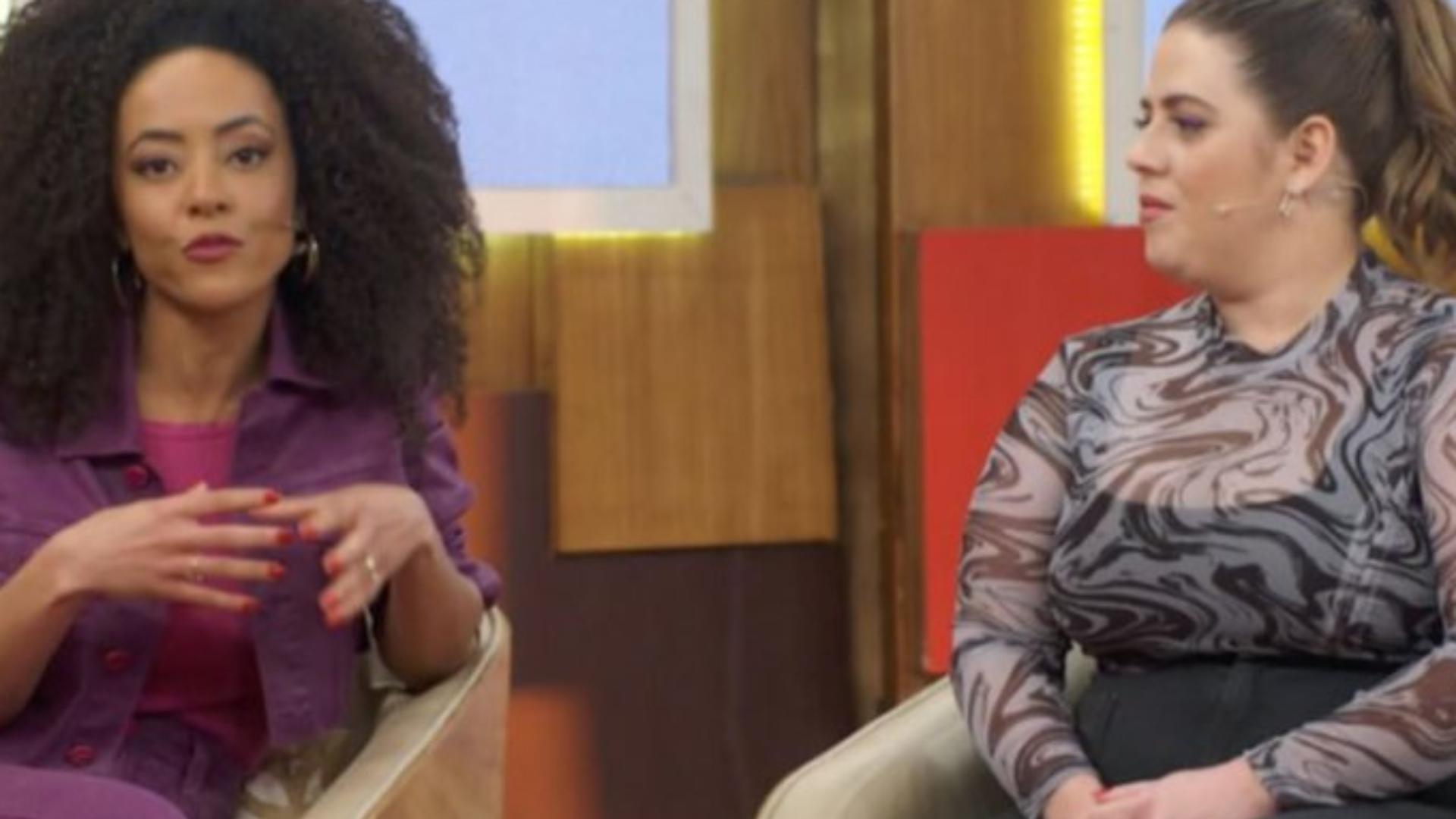 Tati Machado e Valeria Almeida - Crédito: Reprodução/ TV Globo