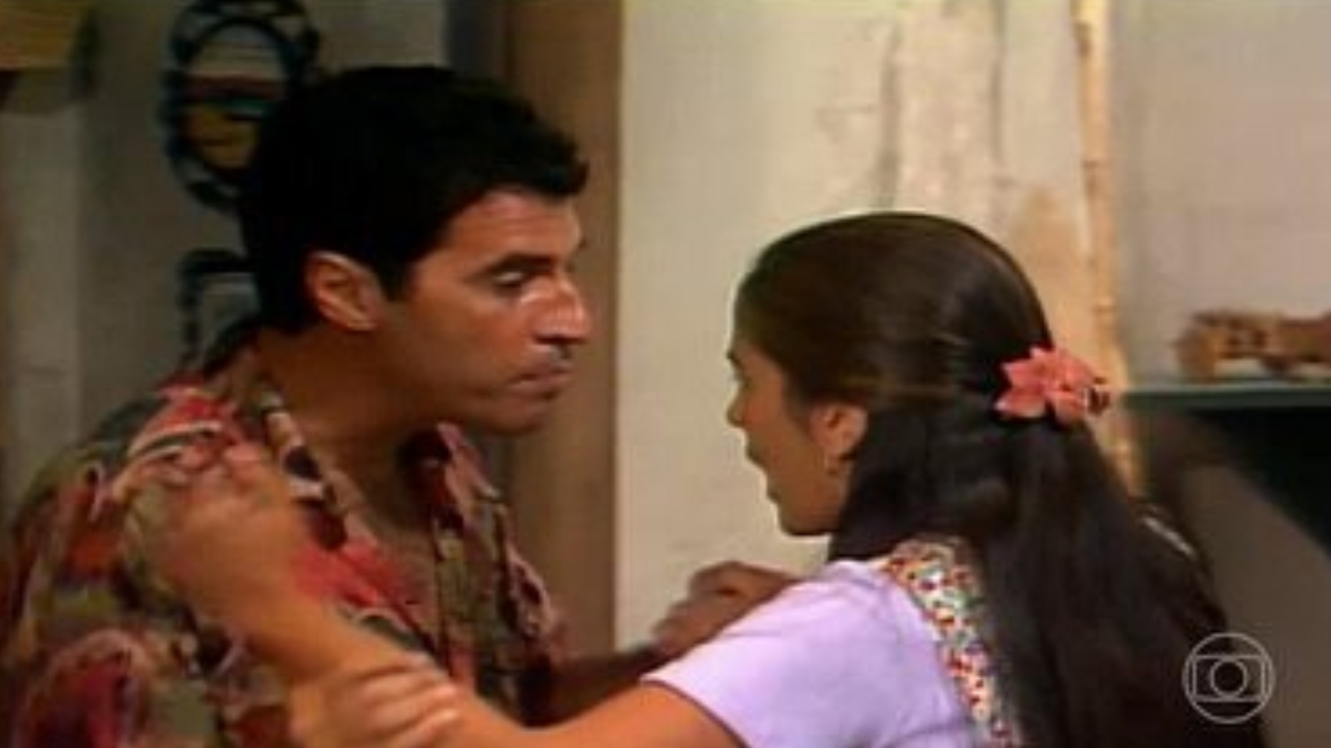 Wanderlei e Raquel (Reprodução/Globo)