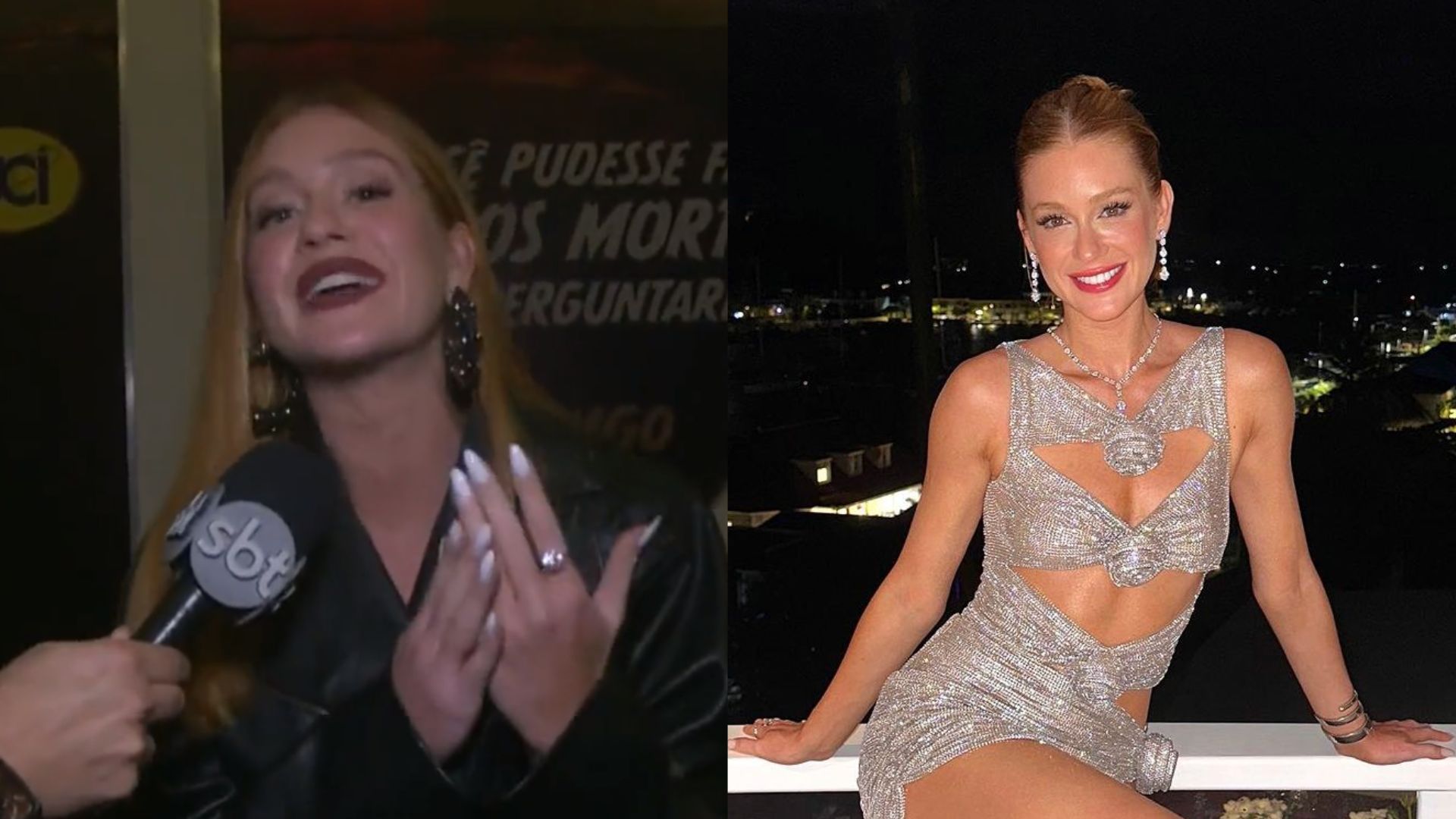 Marina Ruy Barbosa - Reprodução/SBT e Instagram