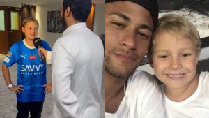 Davi Lucca e Neymar - Reprodução/Instagram
