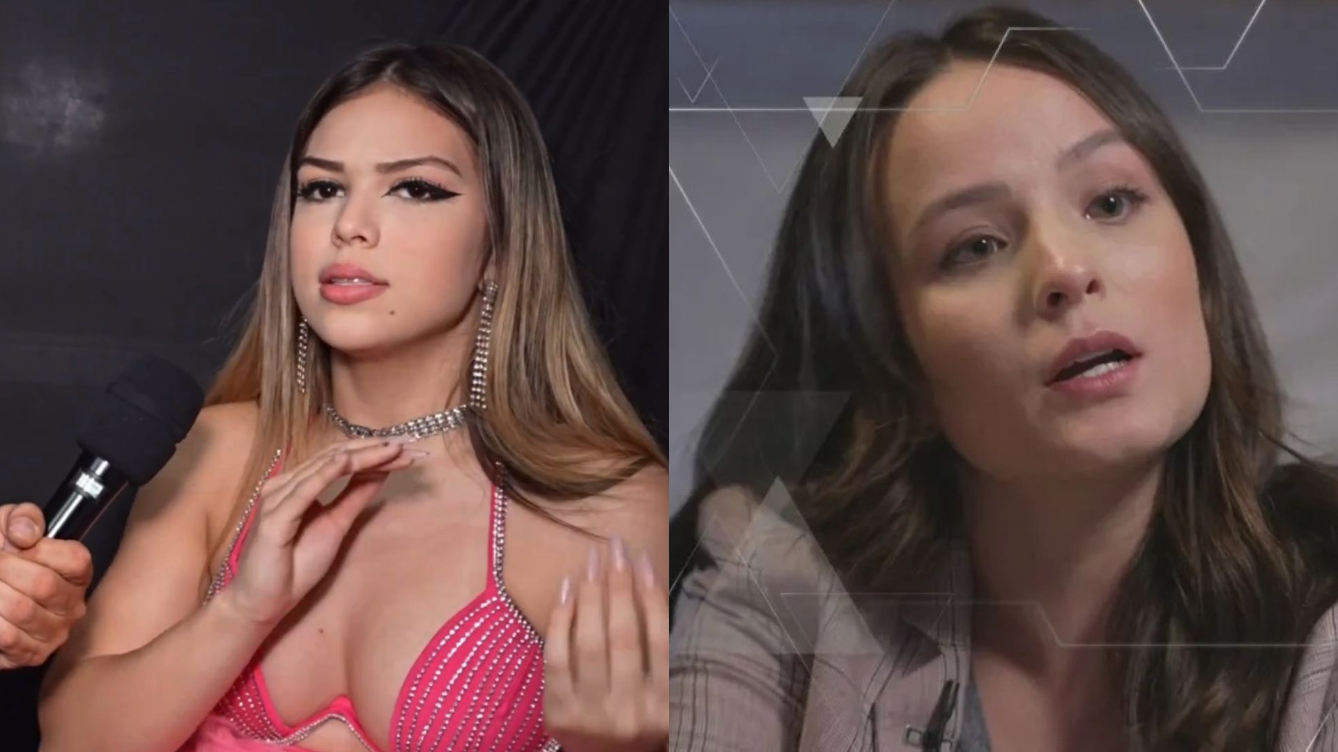 Melody e Larissa Manoela - Reprodução/Instagram e TV Globo
