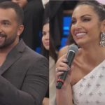 Gil do Vigor e Patrícia Poeta no 'Altas Horas' (Reprodução/TV Globo)