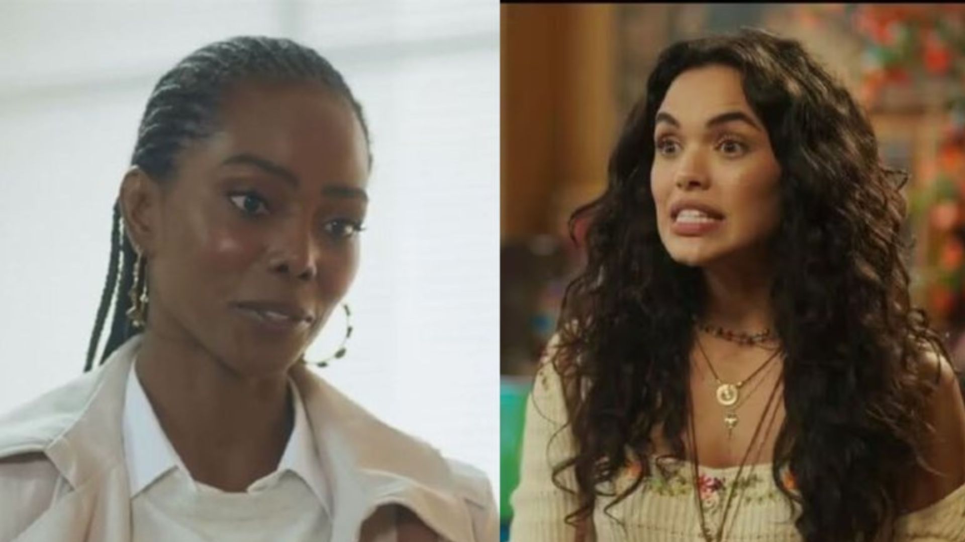 Olívia e Luna em 'Fuzuê' (Reprodução/TV Globo)