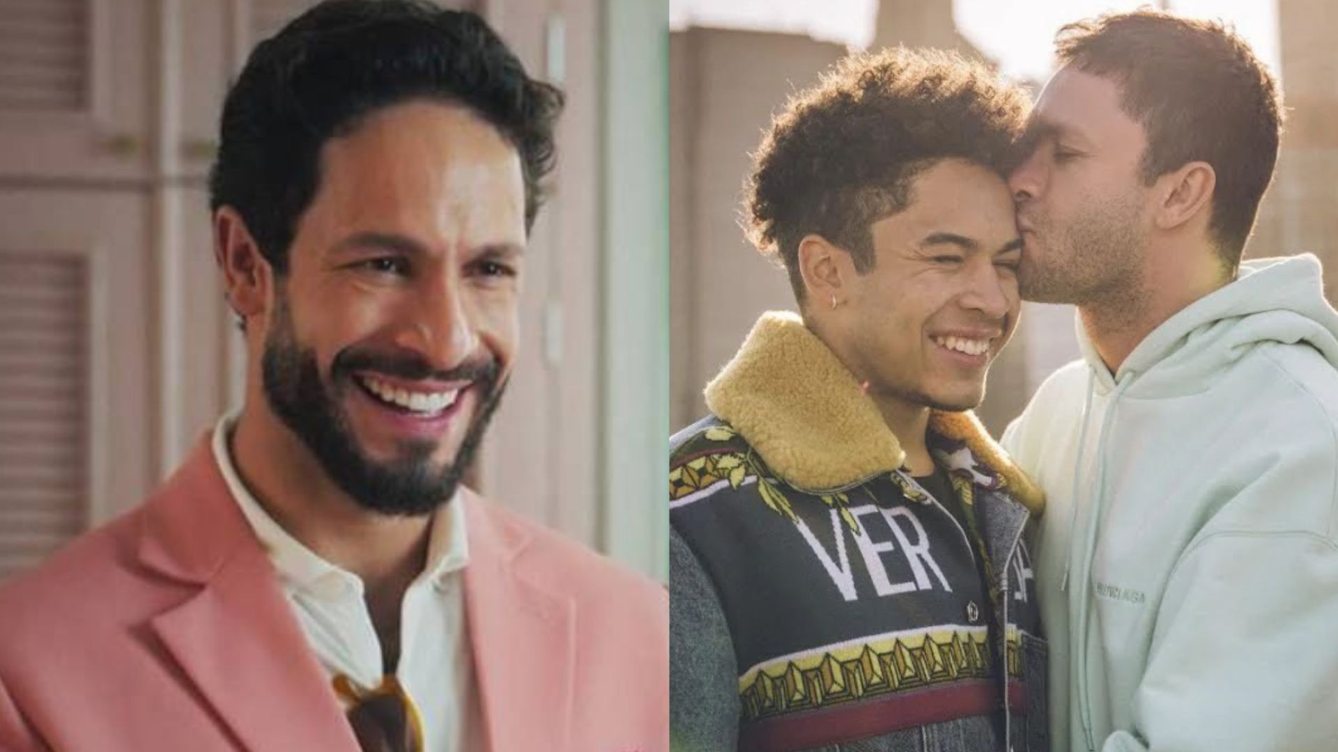 Rainer Cadete e o filho, Pietro. Foto: TV Globo/Instagram