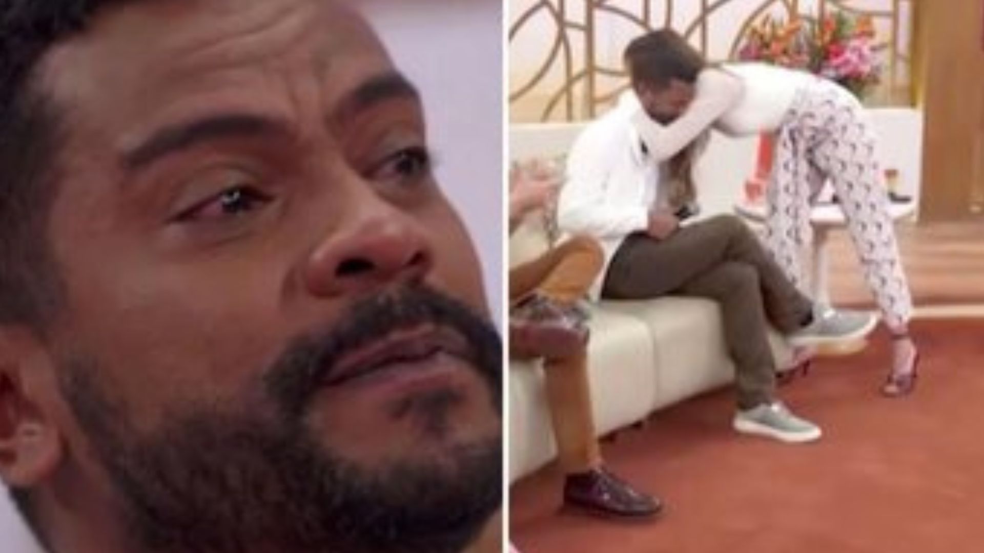 Samuel de Assis e Patrícia Poeta (Reprodução/TV Globo)