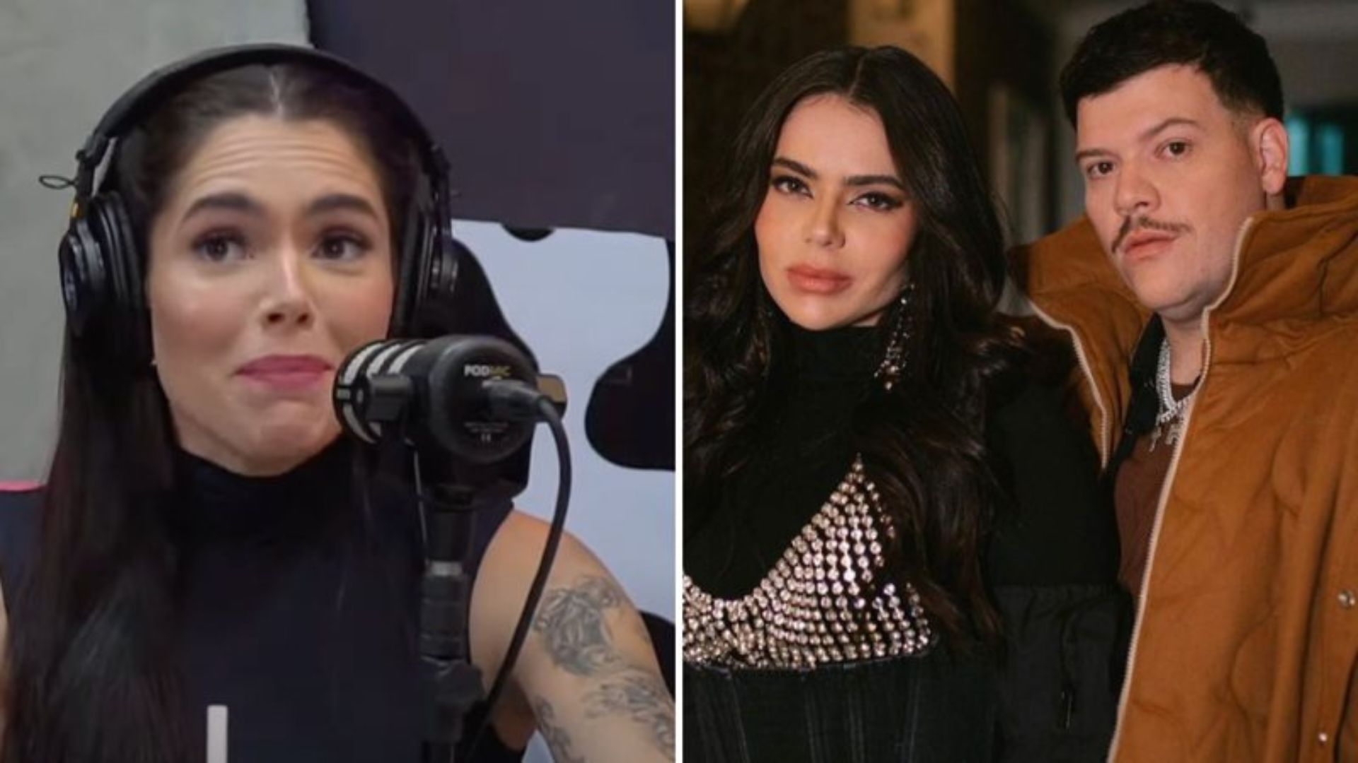 Thaís Vasconcellos e o cantor Ferrugem (Reprodução)