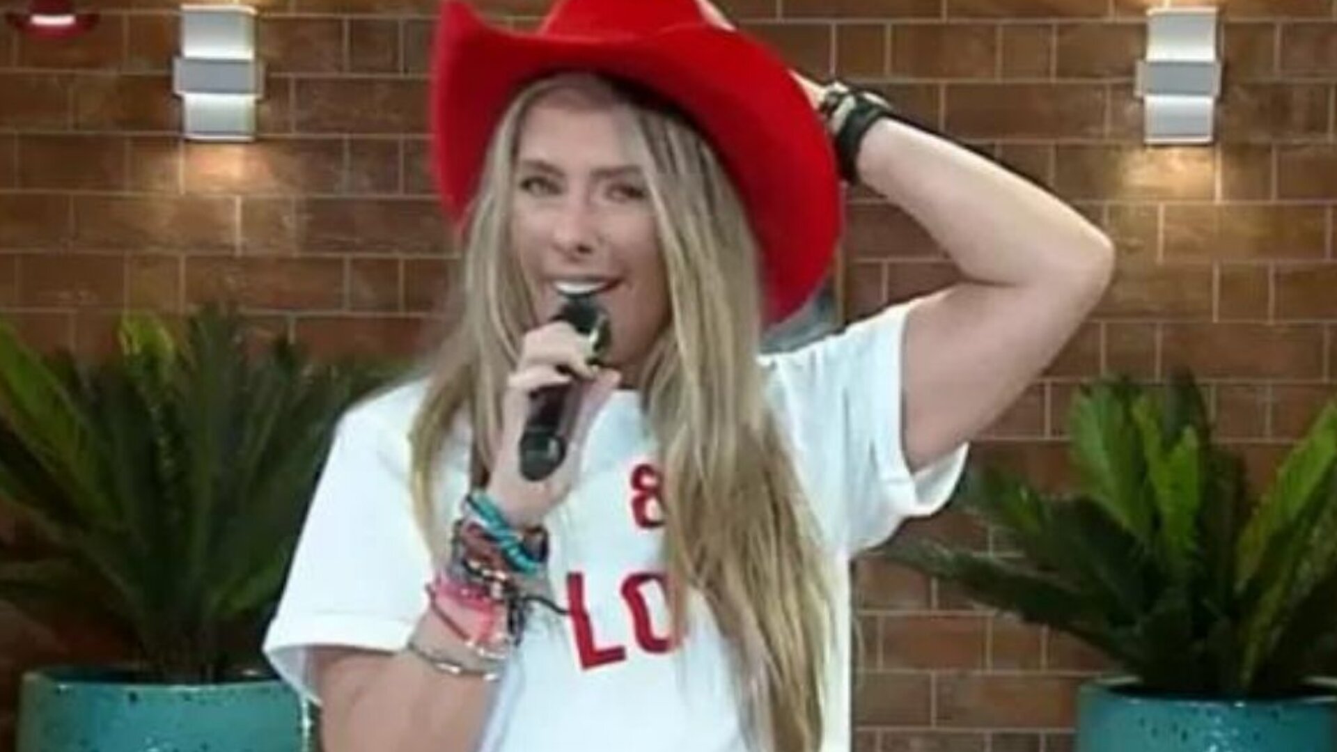 Adriane Galisteu em 'A Fazenda'
