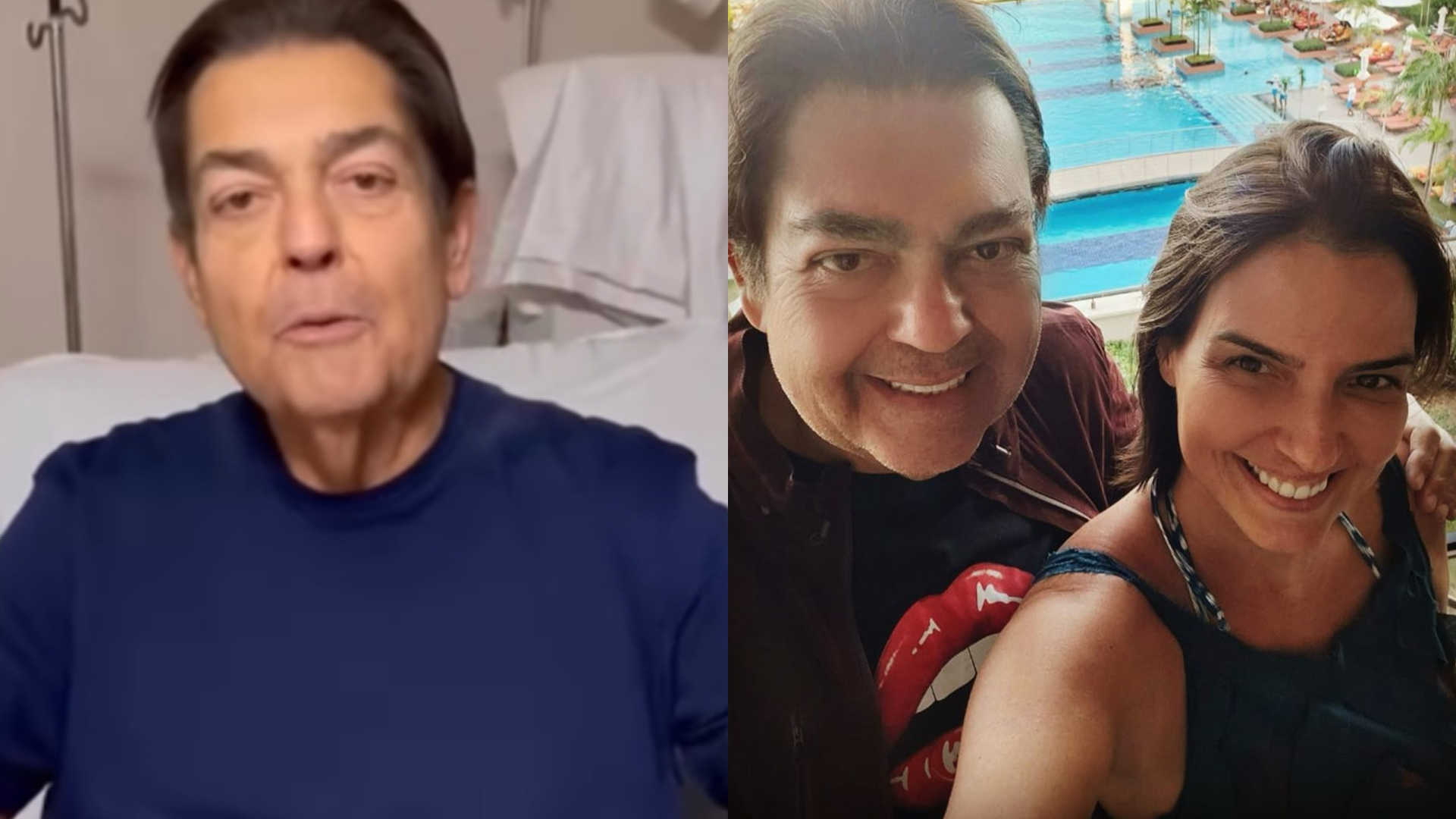 Faustão e Luciana (Reprodução/Instagram)