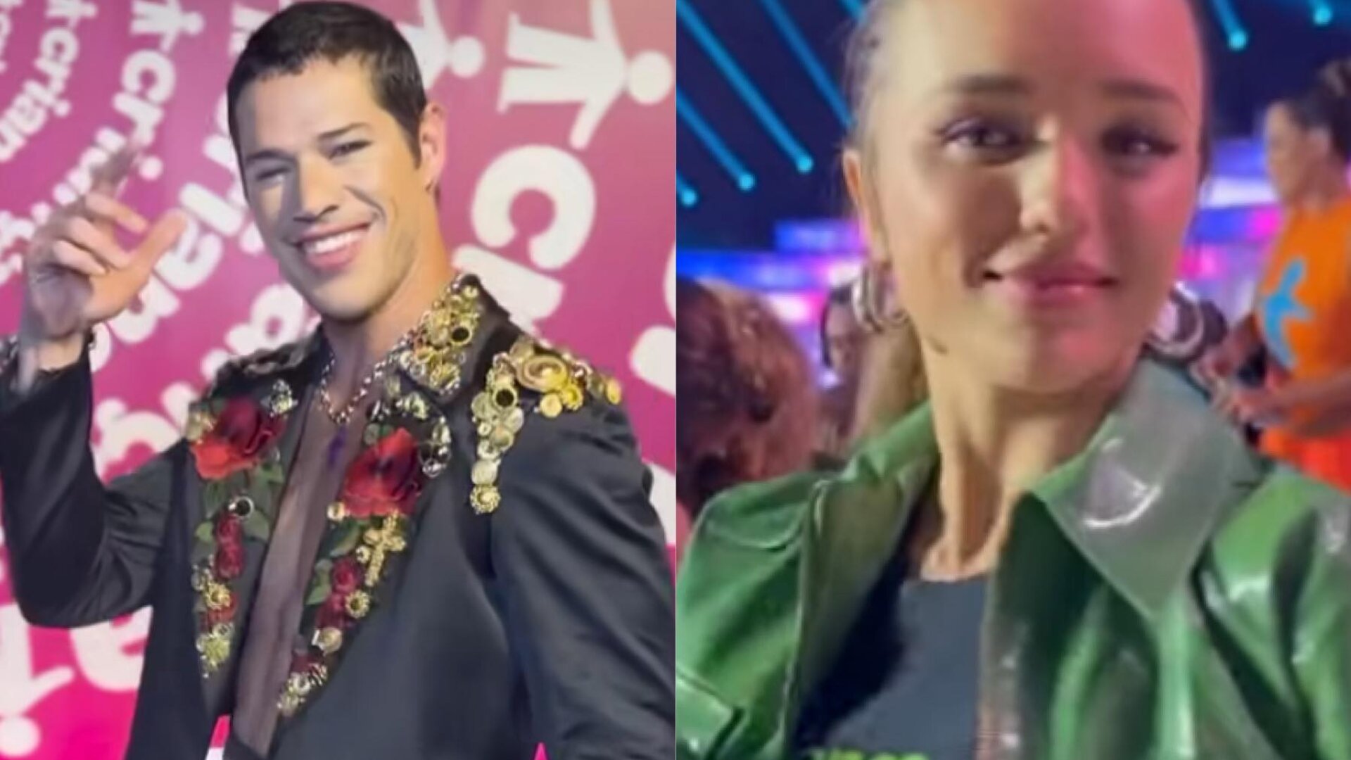 José Loreto e Rafa Kalimann no 'Criança Esperança'